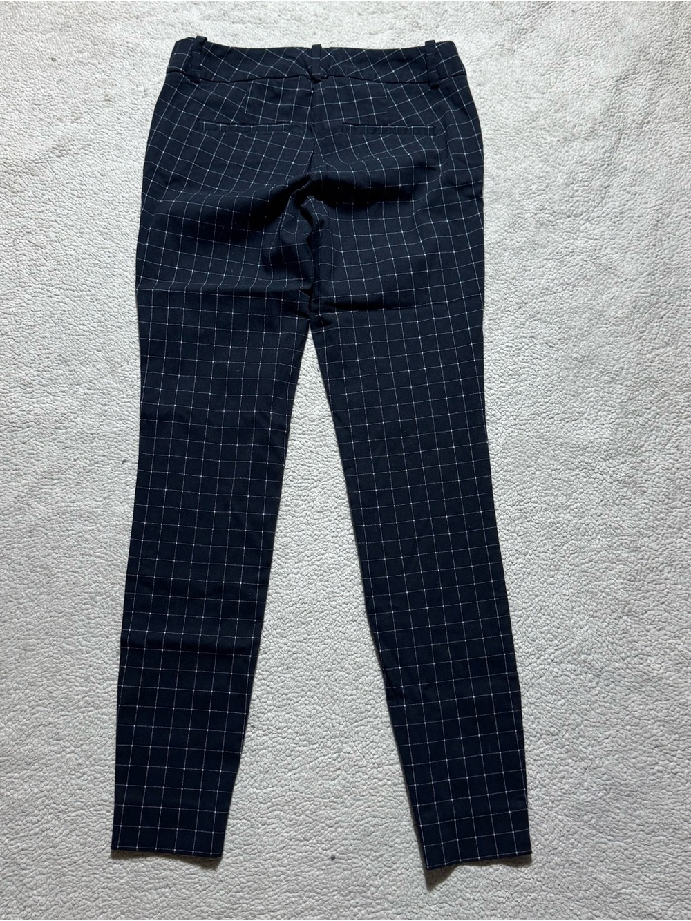 The Limited Pants Womens 0 Ideal Stretch Black White Plaid Low Rise Dress Slacks - Picture 9 of 14